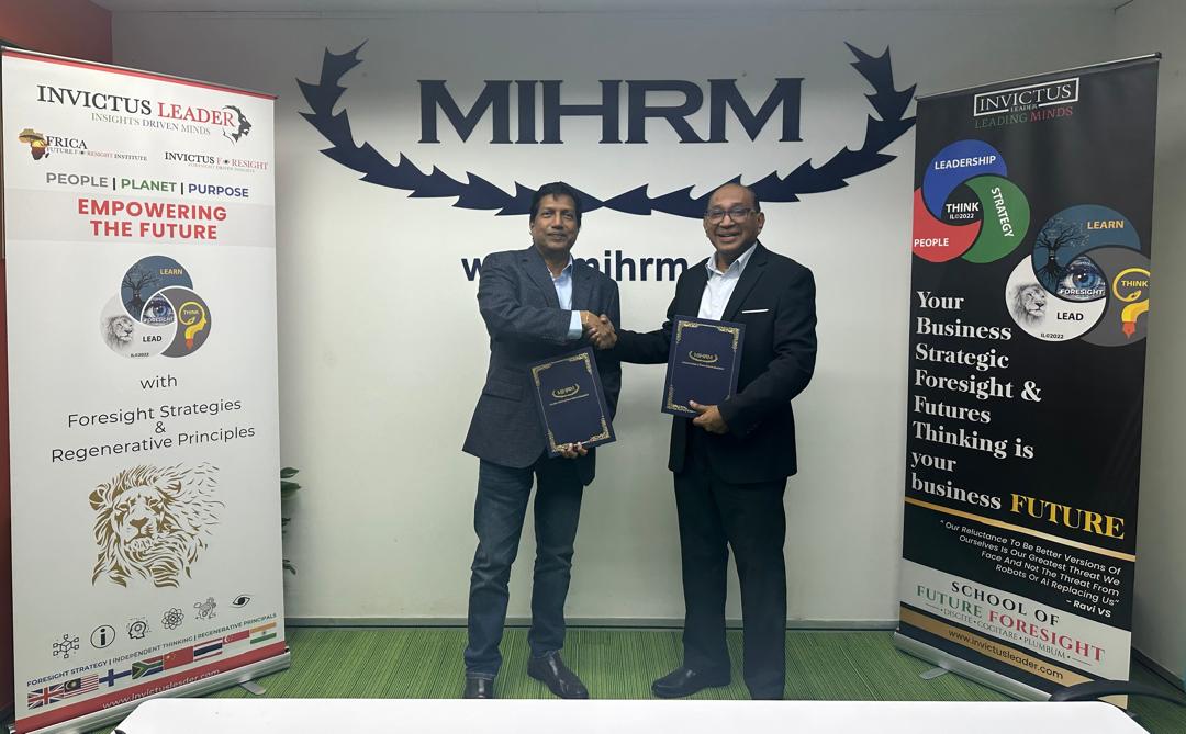 MIHRM teams up with Invictus Leader for HRD Future Foresight Centre of ...